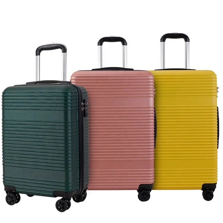 2020 New Product Spinner ABS Valise Custom Boarding Suitcase Luggage Set