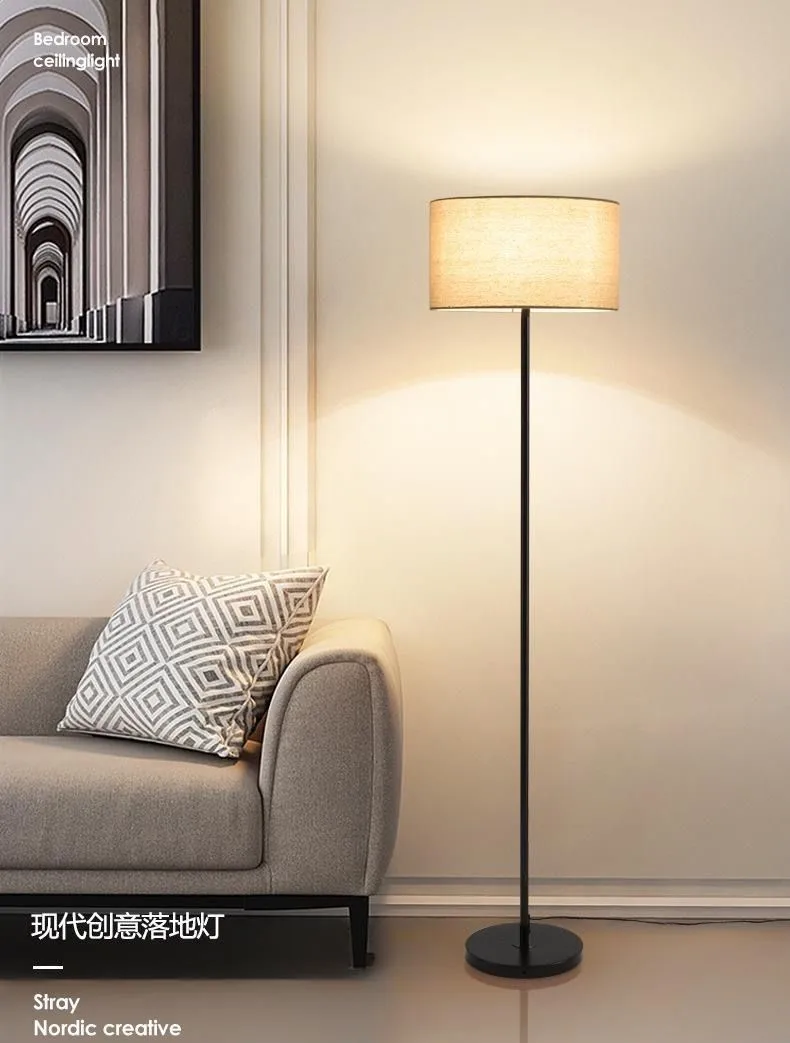 Exquisite Postmodern Modern Study Villa Morning Glory Led Rgb Blown Glass Floor Lamp