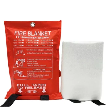 Enhanced Protection Thickened Fire Blanket Maximum Safety for Accidents and Emergencies Ensures Highest Level of Protection