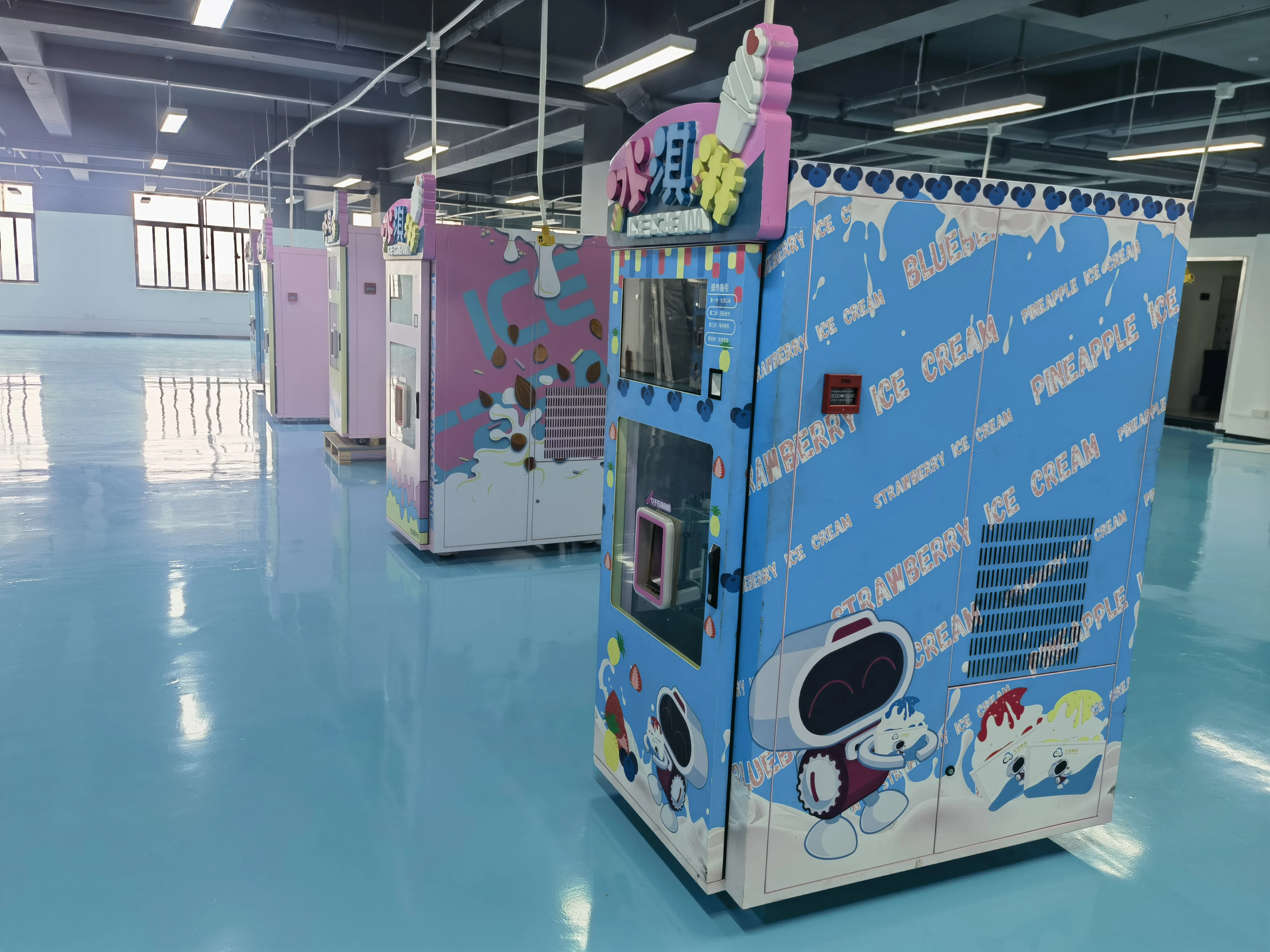 Ice Cream Vending Machine Robot Automatique Pour Softie Self Service ...