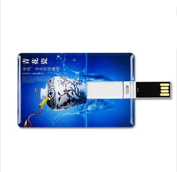 Wholesale Plastic Credit Card Usb Pendrives Square Promotional Gift Business Card Usb Flash Drive