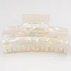 Beige Hair Claw Clip