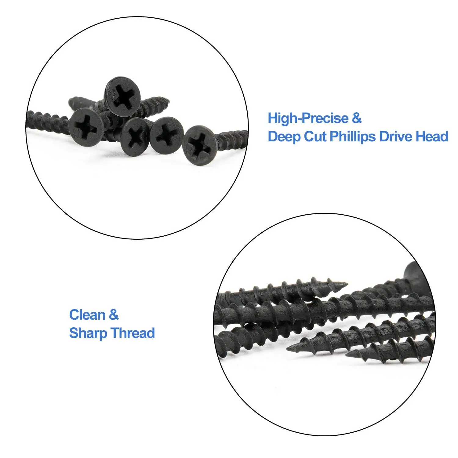 Carbon Steel Custom Screws Wood Screws Deck Screws