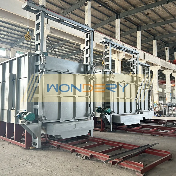 WONDERY New Product Good Qualtity Electrical Resistance 108KW Trolley Type  Bogie Hearth Drying Oven