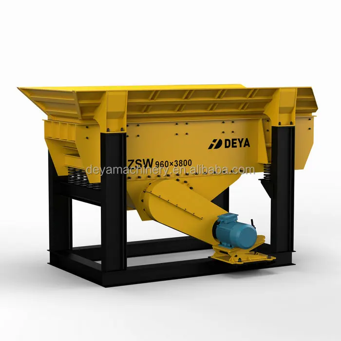 Aggregate Hopper Feeder Vibrating Feeder Machine with Hopper for Stone Crusher Plant