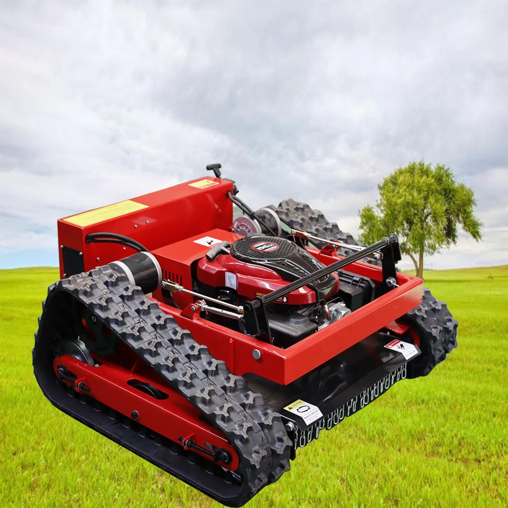 Automatic Grass Cutting Lawnmower Remote Lawn Mower Garden Grass Cutting  Machine Crawler Lawn Mower