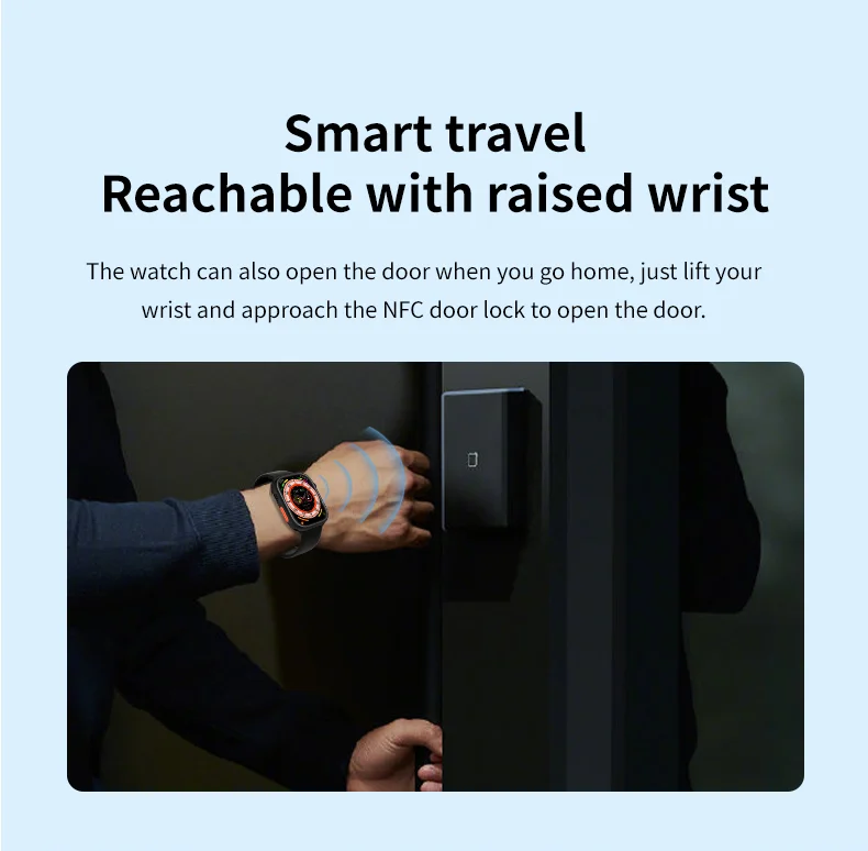 GS9 max Smart Bracelet NFC Waterproof Ip68 Sport Smart Watch
