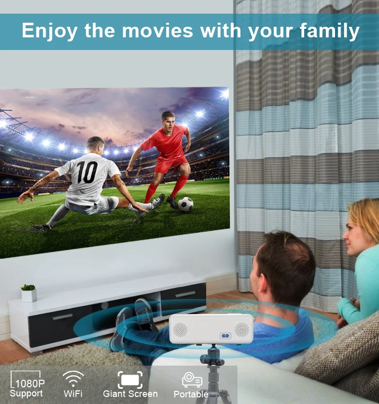 Data Show Slide Overhead Mini Projector Phones Mobile Led Projector Price 1080P  Home Theater Movie Projector