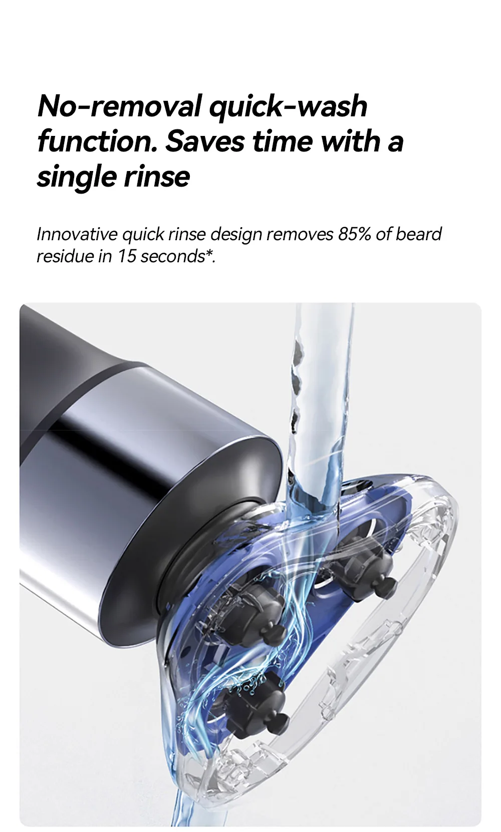 Xiaomi Mijia Electric Shaver S302 Men's Full Body Water Wash Ultra Long Endurance Portable Shaver CN Version