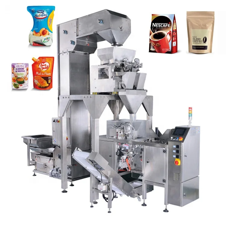 1 Kilo Ground Coffee Packing Machine Zipper Bag Whole Bean Coffee Packaging Machine
