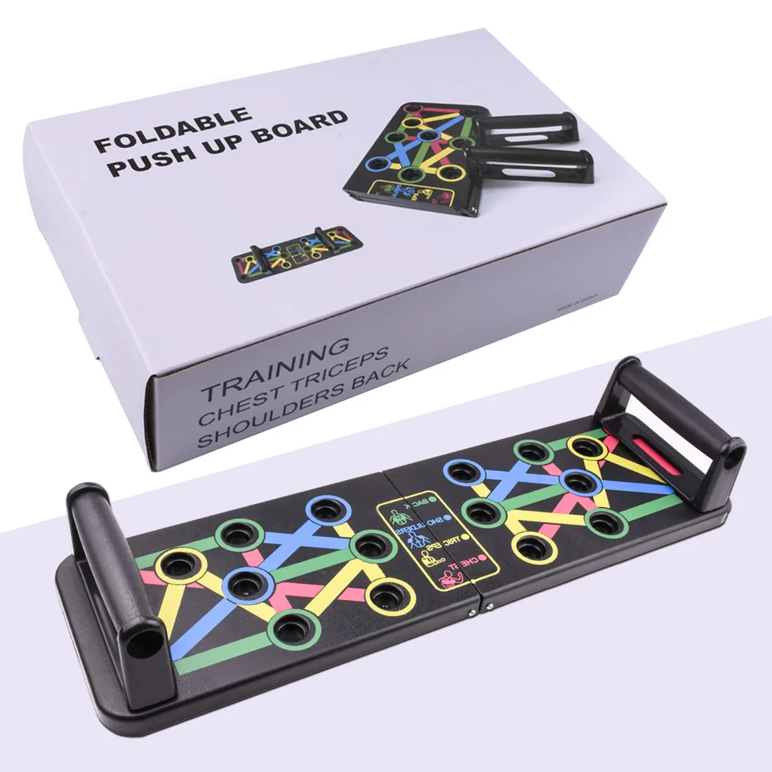 Home Exercise Equipment Multi Functional Folding Push up Board Chest Muscle Support Strength Training Fitness Board