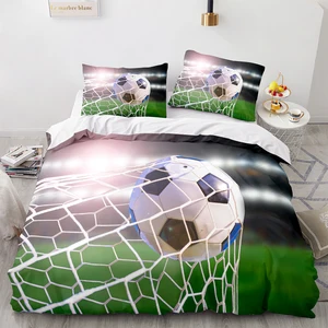 Wholesale Duvet Cover Set Football Pattern 3d Hot Sale Bedding Set