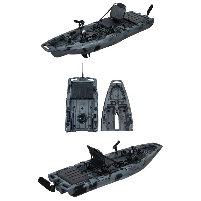 LSF New 2.8 Meter  Modular Angle Kayak Detachable Propeller  Pedal Kayak  Fishing Boat for the Sea