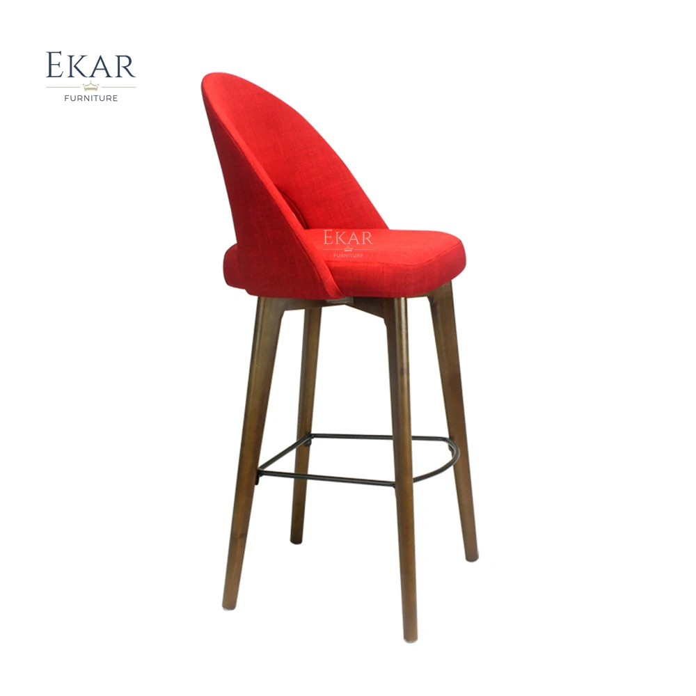 Sales Wholesales Modern Style Home Bar Restaurant Furniture Fabric Bar Chair supplier