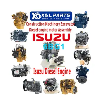 For Isuzu 6BG1T Engine EAA-6BG1TRP-10 6BG1TRP-10 Engine Assembly  6BG1 Engine Motor For Forklift Trucks From Xinlian Machinery