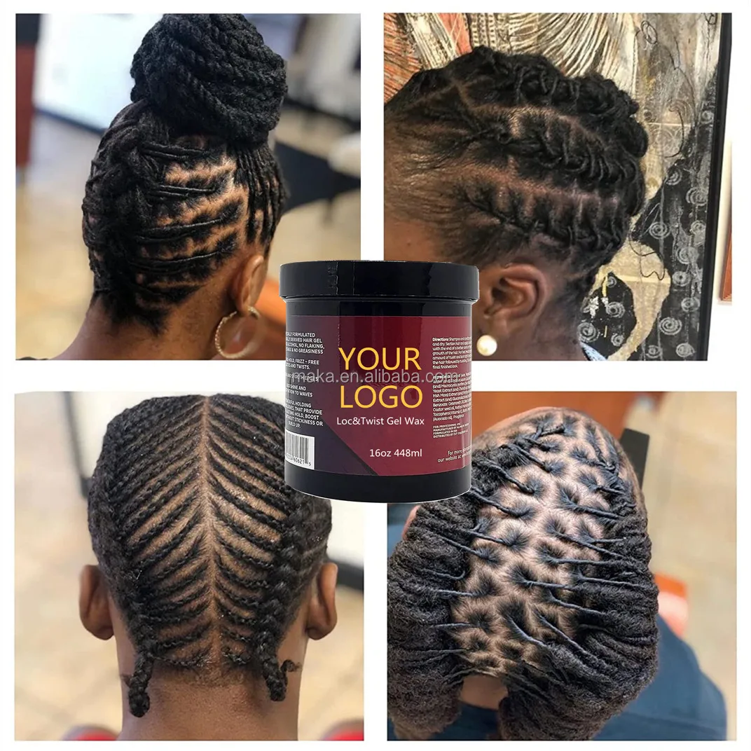 Private Label Loc Gel Wax Wholesale Unisex Loc Gel And Braid Gel