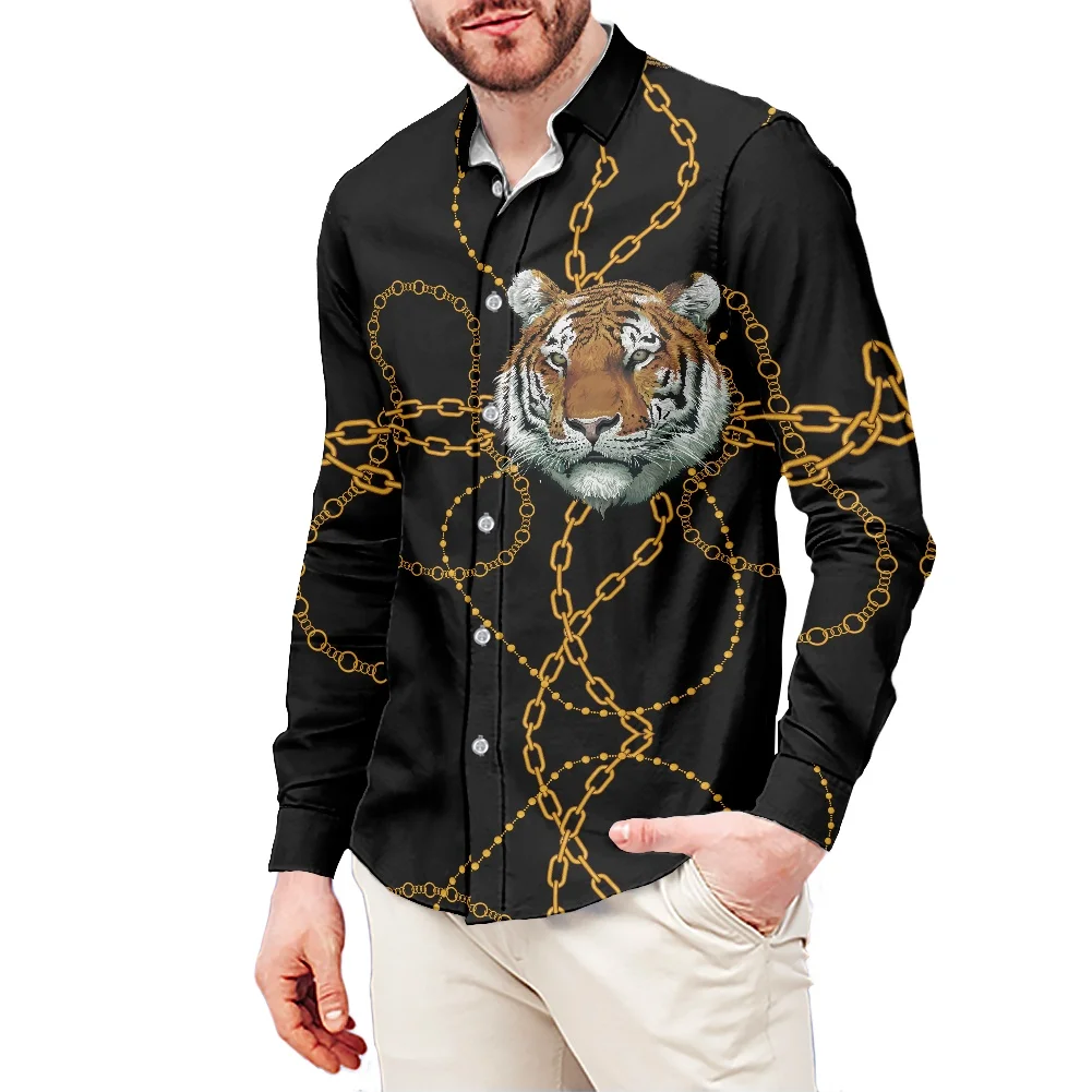 Venta al por mayor de camisas para hombre de manga larga con