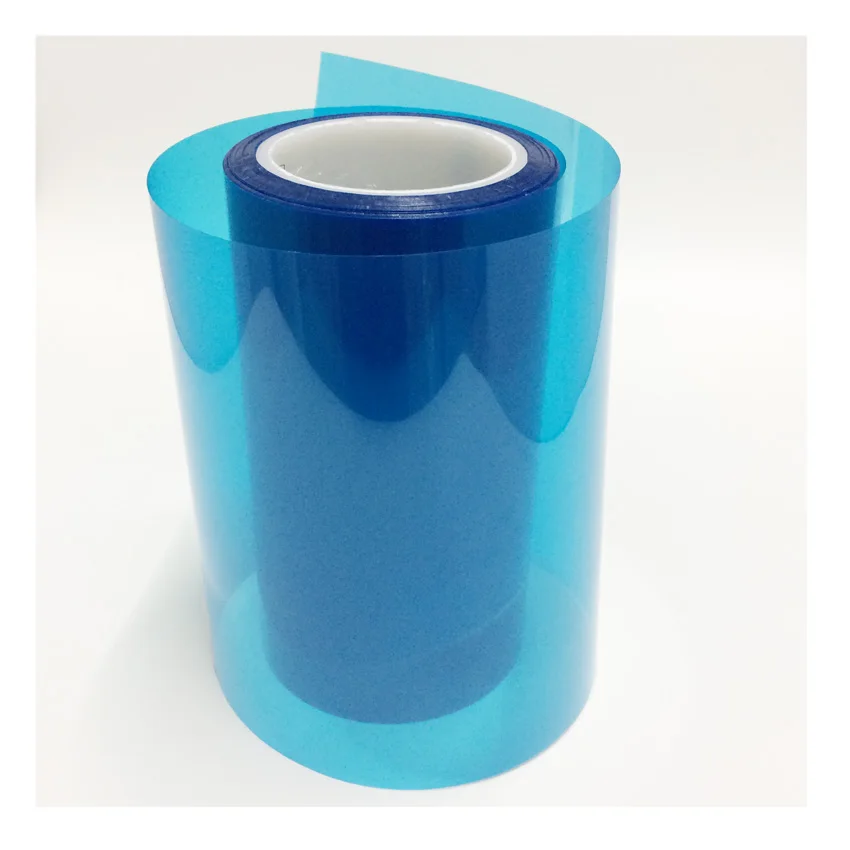 Blue Adhesive Plastic Film Pvc Acrylic Film For Cutting Semiconductor