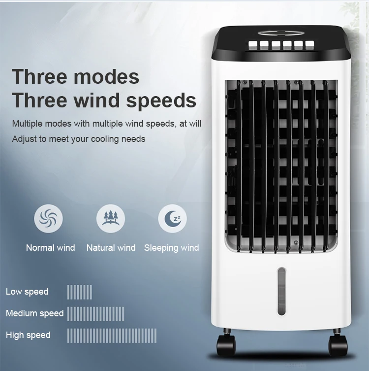 Rechargeable Standing Evaporative Air Cooler Water Air Cooler Led