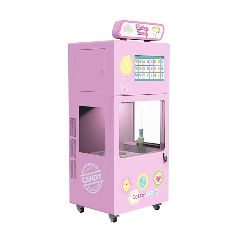 Make Money Fully Automatically Fairy Floss Cotton Candy Vending Machine