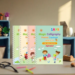 Russian Sank Magic Book Spiral Bound Educational Learning Hand Writing Copybooks For Children Gift Paper Cover