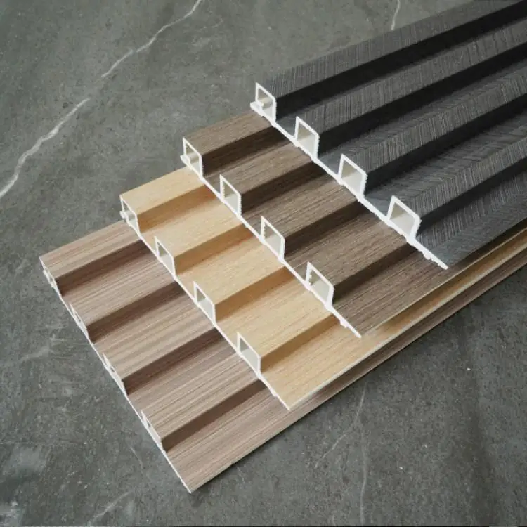 3D WPC PVC Wall Panel Indoor Waterproof Textured Surface for Decorative Wall and Ceiling