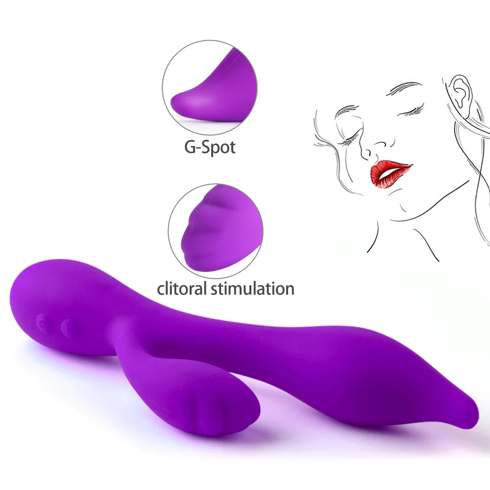 Anal Vibrator Toys Adult Sextoys Clitoral Massager G-spot Thrusting Rabbit Vibrators Sex Toys for Women Wand