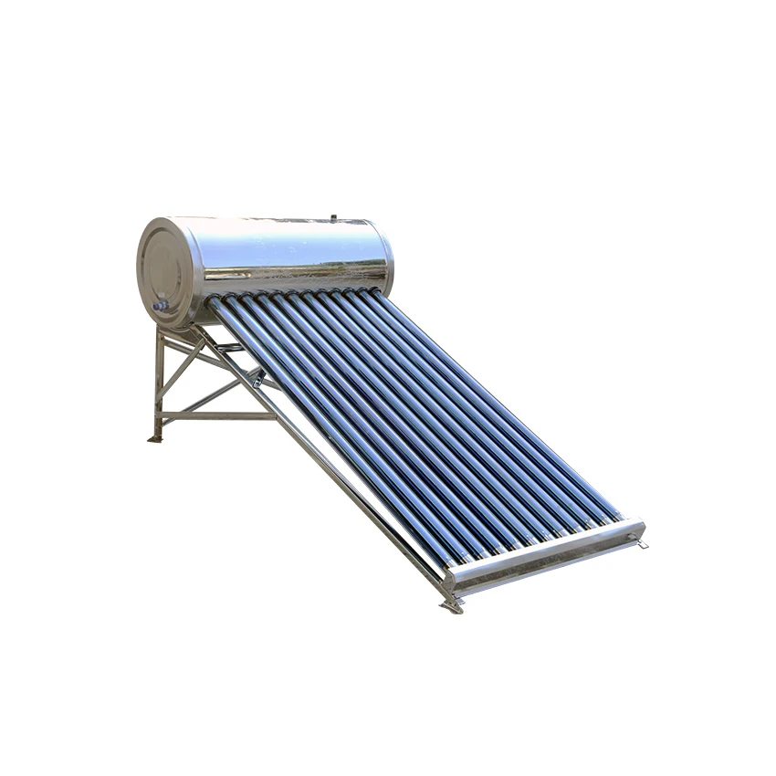 JIADELE Small Frame Solar Geyser Water Heater Calentador De Agua Para Piscina 200L Non-pressure Vacuum Tube Solar Water Heater