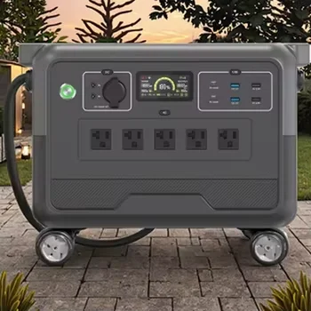 Stazione di Alimentazione Portatile SD1200A 1200W 1008Wh con Controller MPPT, Inverter a Onda Sinusoidale Pura e Fonte con Pannello Solare