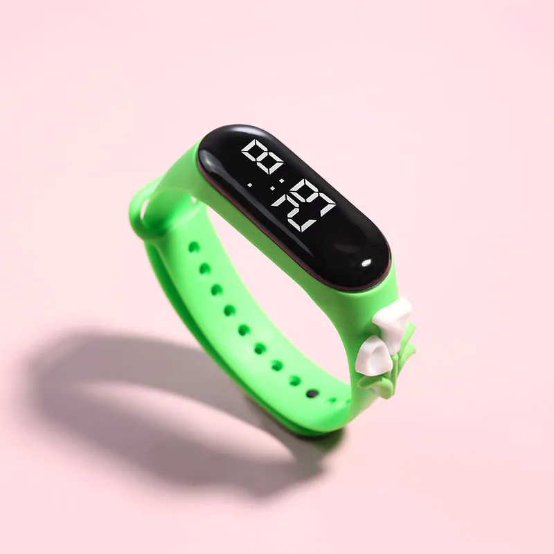 Cartoon Touch Watch Superhero Fruits And Flowers Animal Silicone Retro