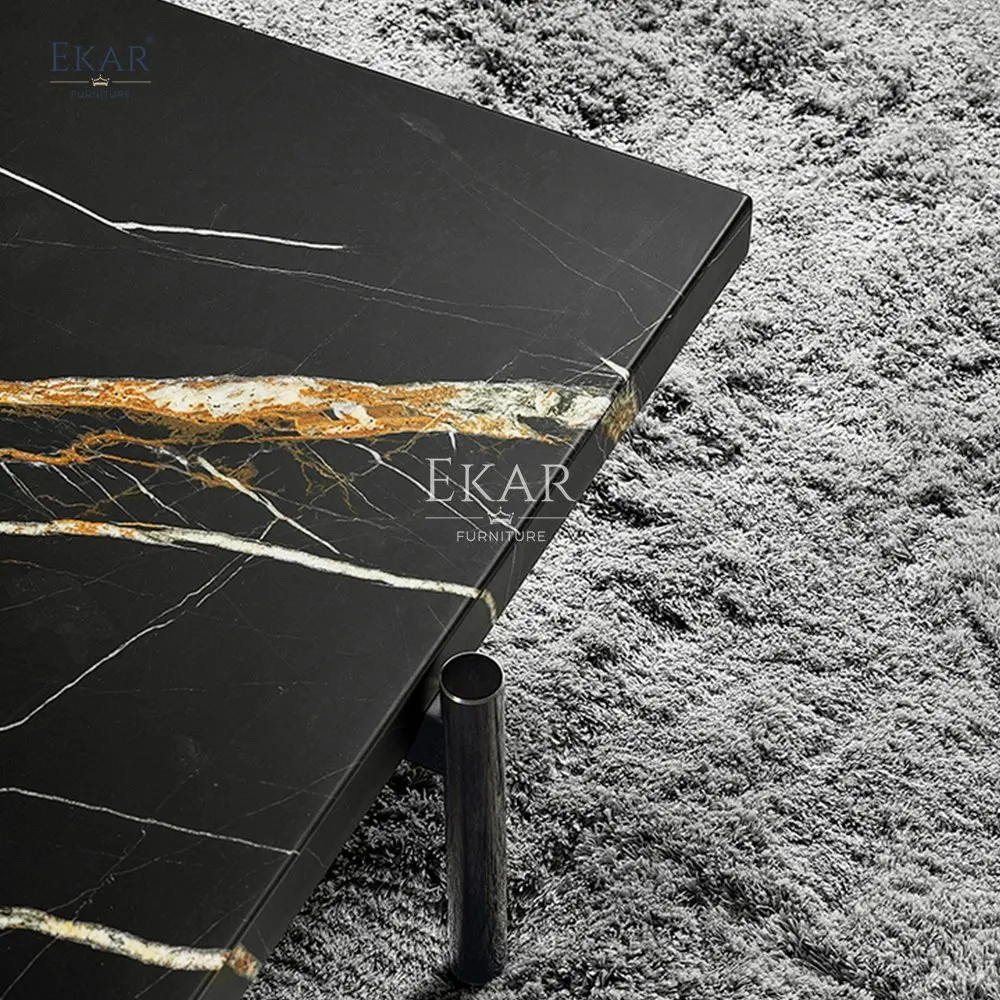 product lauren modern living room coffee table black and gold marble with acid branch wood veneer for home and bedroom use-68