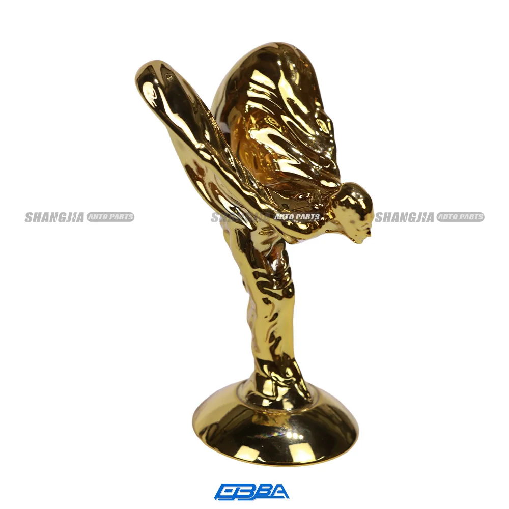 Silica Composite Standing Logo For Rolls Royce Cullinan Dawn Ghost Phantom Wraith 51137307270 Flying Goddess Logo Stand Design