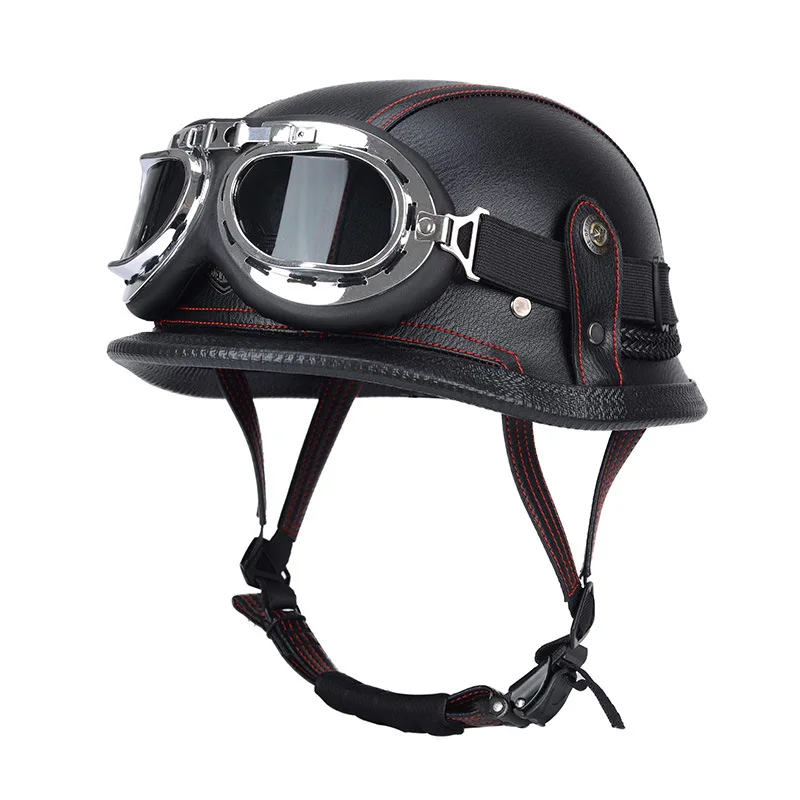 Retro Funky Patterns Open Face Wireless Motorcycle Helmet XL and 3XL Sizes with Funky Walkie Talkie Condition New