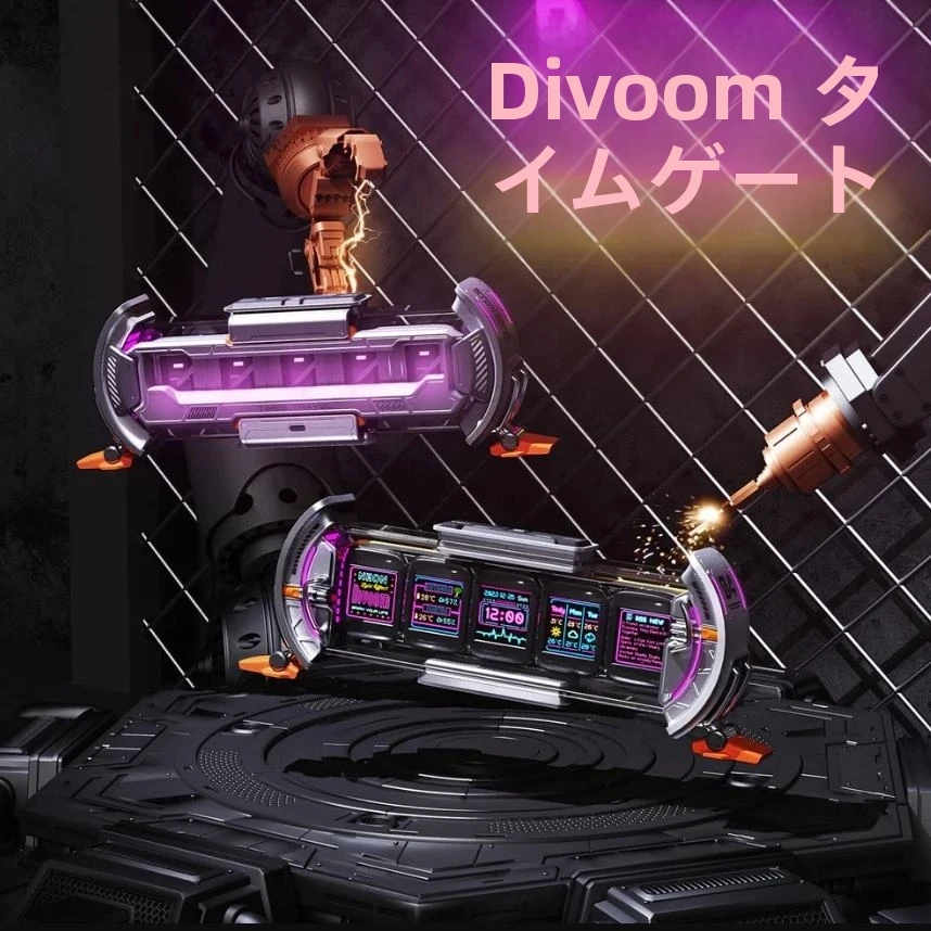 Divoom Timesゲートピクセルアート情報ディスプレイRGBLED