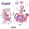 56502 guitarra rosa-sin correa