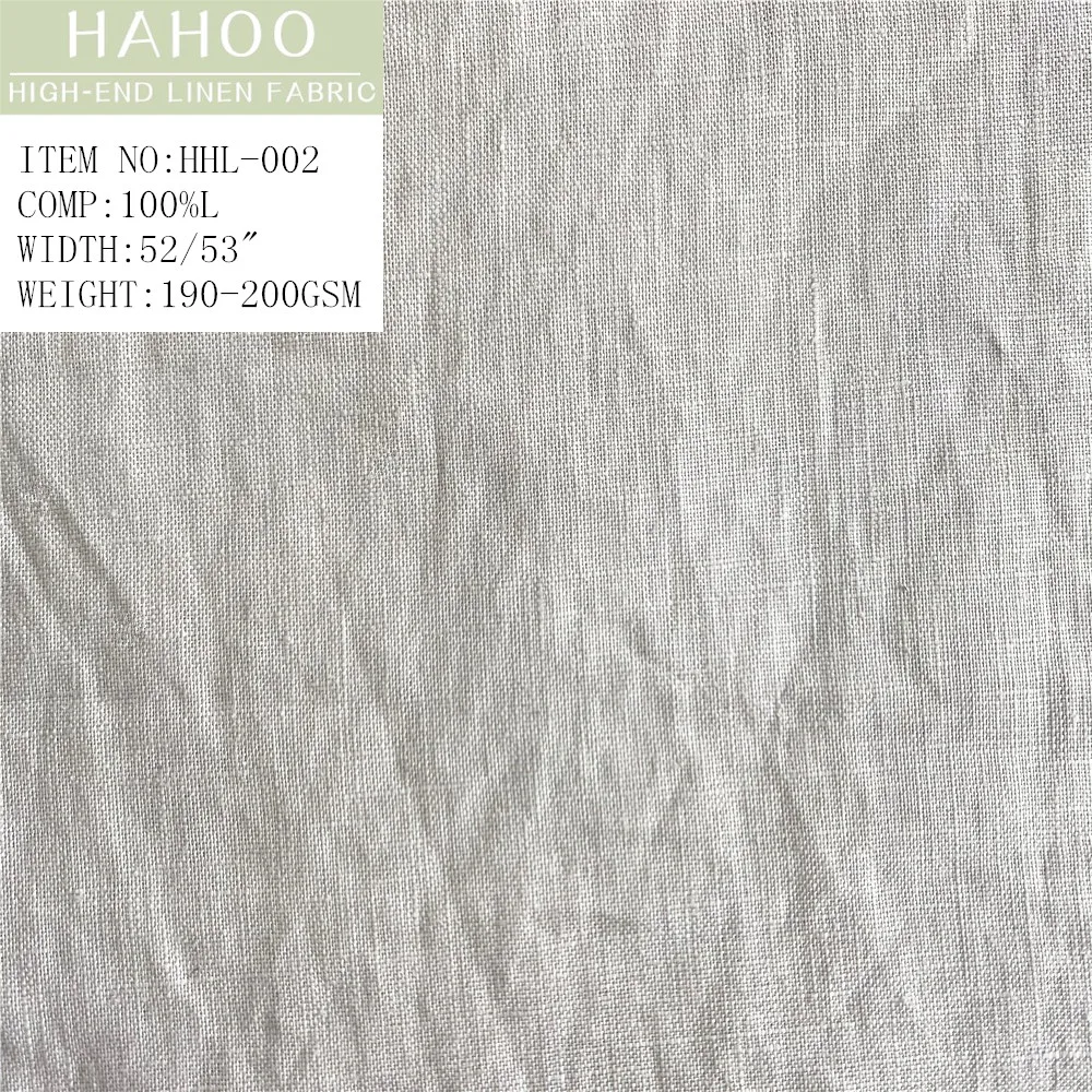 2021 New Arrival Soft Touch Organic Plain Dyed Cheap 100 Linen Fabric