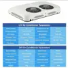 Ventilador doble integrado de CA para vehículos recreativos de 24 V - EAC002.64.24-1