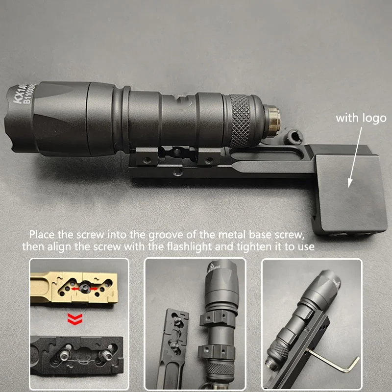 Light Mount For Rifle LWXC Mini Tactical Weapon Light Base Accessories Fixing M300 M600 ...