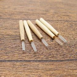 Высококачественные органические бамбуковые микрозубные палочки с индивидуальным логотипом, I-образная Стоматологическая межзубная щетка