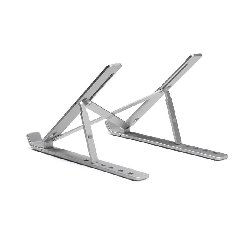 Foldable Aluminum Adjustable Angles Desk Portable Ergonomic Laptop Stand