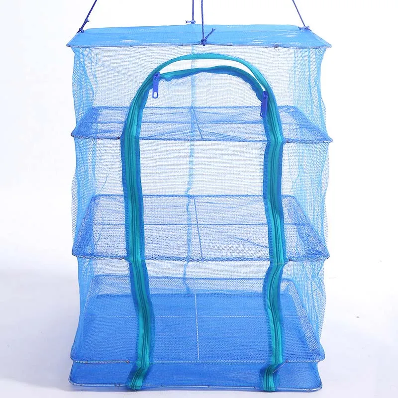 4-Layer Drying Foldable Mesh 35/40/45/50cm Fish Dishes Mesh Vegetables Dry Net 