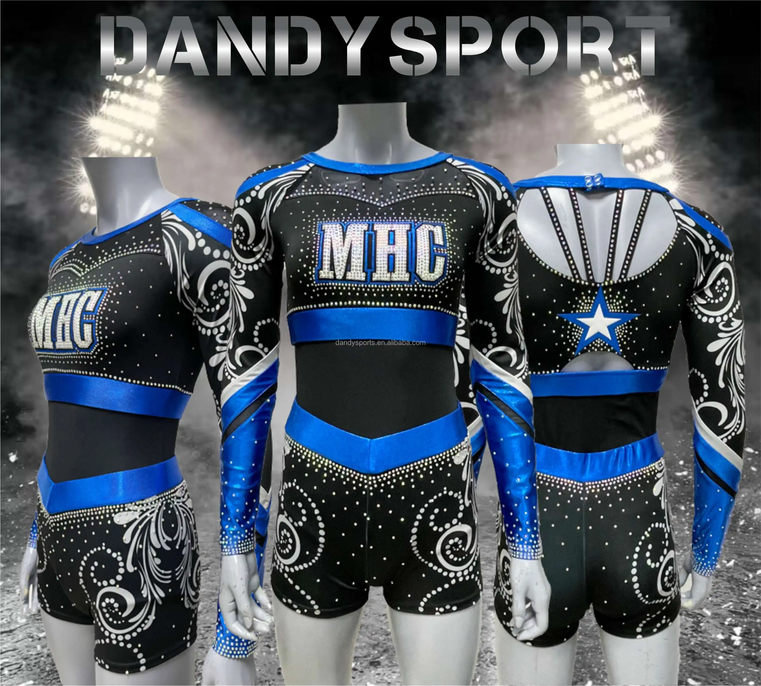 Custom Different All Star Cheerleading Uniforms Girls Cheerleader ...