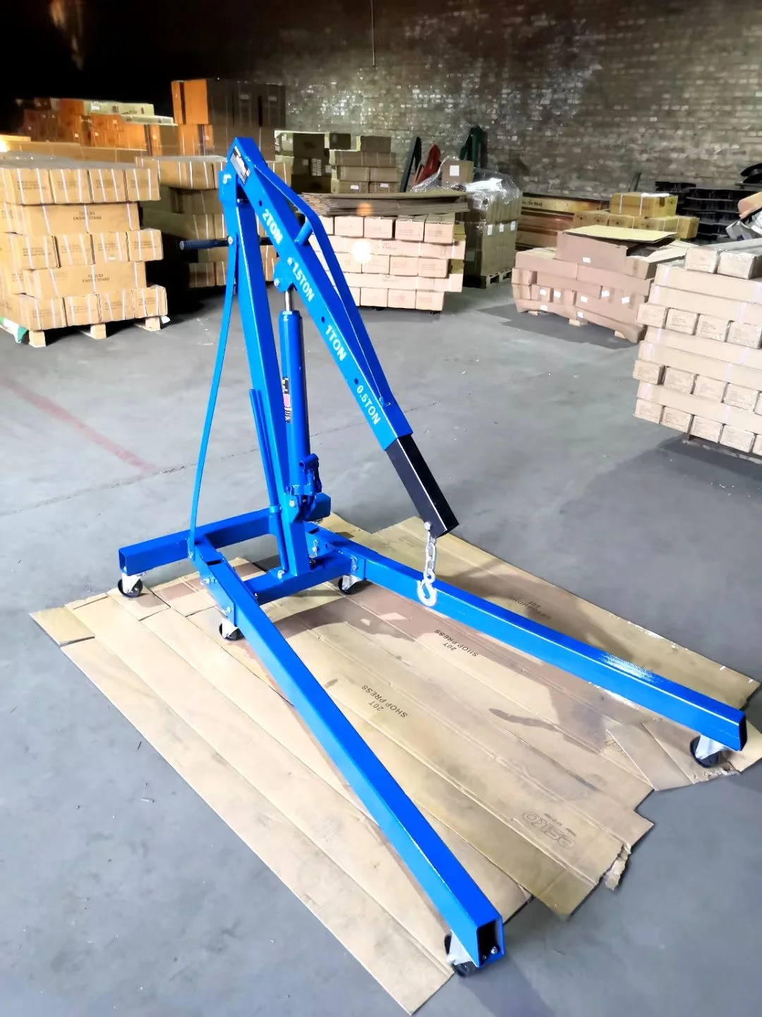 される 2トン油圧ジャッキ折りたたみ式エンジンクレーンスタンドホイストリフト2tショップクレーンエンジン付き Buy Engine