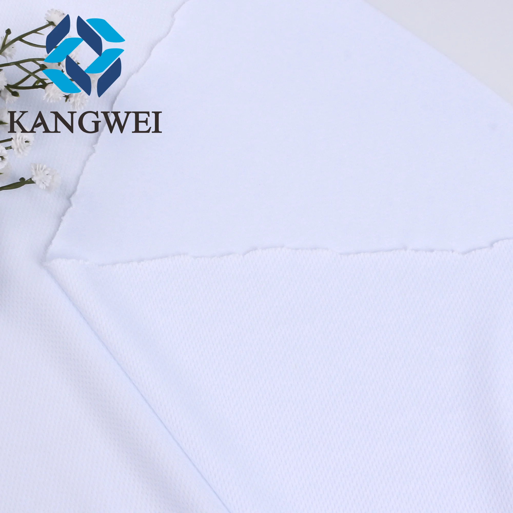 100% Polyester Tricot Knitting Textile Factory  Shiny Plain Fabric Wholesale, Flocking, Bonding Ground Tricot Fabric