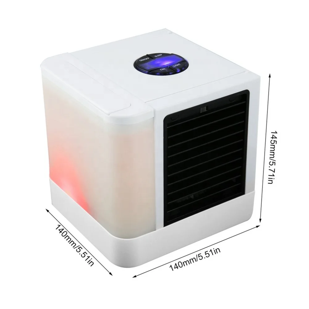 Air Cooler 3 In 1 Mini Usb Personal Space Air Conditioner พัดลม Cooler เครื่องฟอกอากาศด้วย7สี 