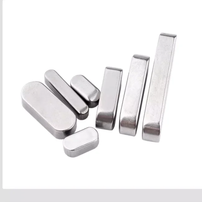 product quality assuredc stainless steel din6885 gb1096 type a double round end shaft flat parallel keys-60