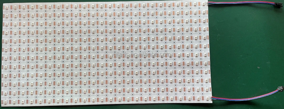 Digital SPI Matrix LED Sheet Light DC12V UCS2903 RGB Flexible Led Panel ...