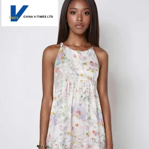 Women's Large Size Fresh Floral Print Summer Dress Elegant Versatile Strap Design for Vacation Slimming Floral Dress