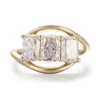 Anillo de plata 925 con diamante de laboratorio