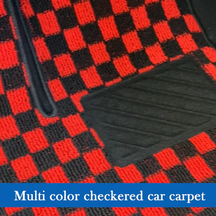 Dongye Factory Checkered Carpet Floor Mat Wholesale Universal Custom